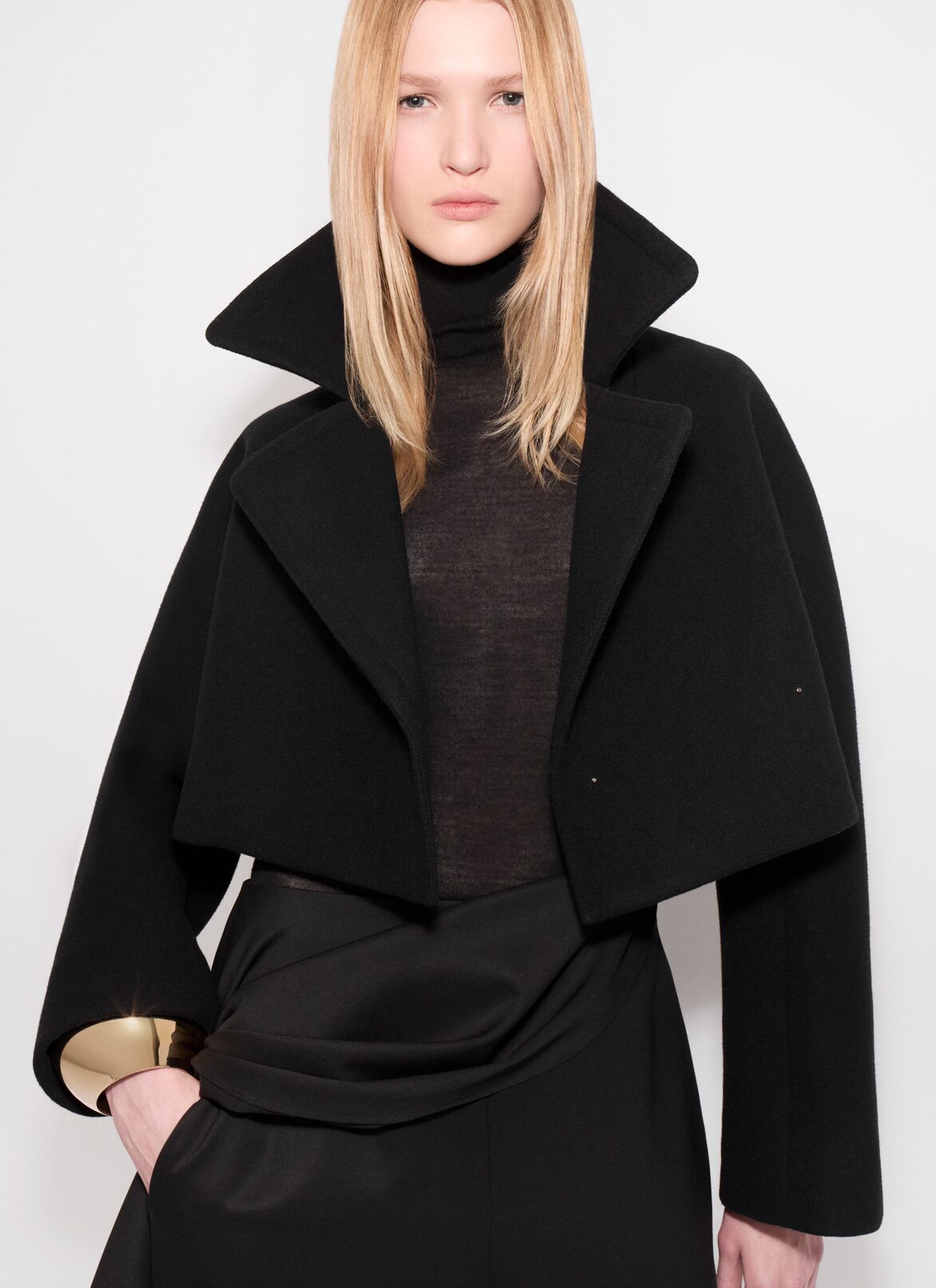 CABAN COURTE ALAÏA NOIR CABAN COURTE
